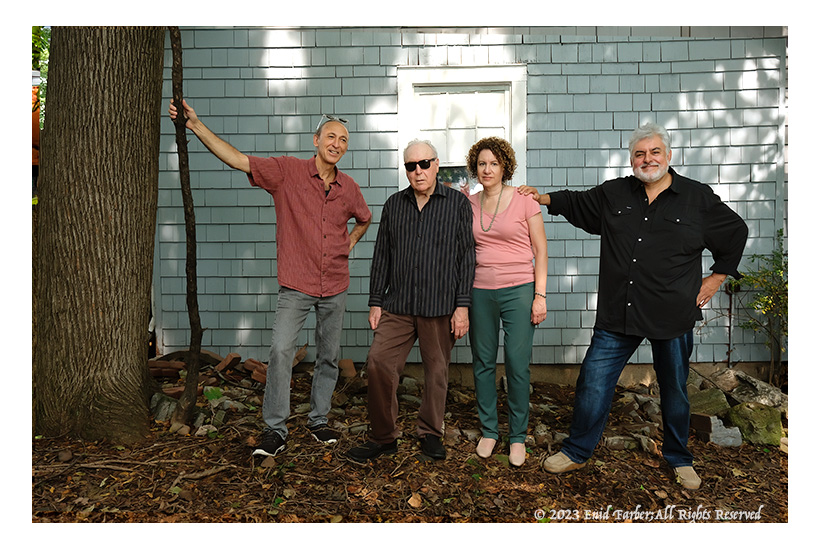 Billy Mintz Quartet with Billy Mintz, Roberta Piket, Tony Malaby and Don Falzone - Backyard, Teaneck, NJ 9-09-23