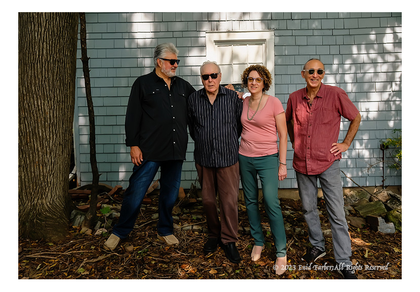 Billy Mintz Quartet with Billy Mintz, Roberta Piket, Tony Malaby and Don Falzone - Backyard, Teaneck, NJ 9-09-23